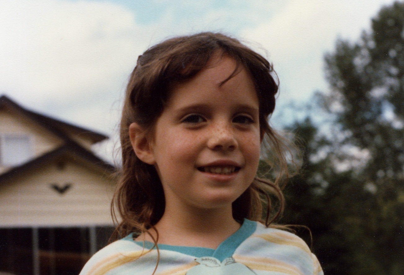 Hannah on her first day of kindergarten.