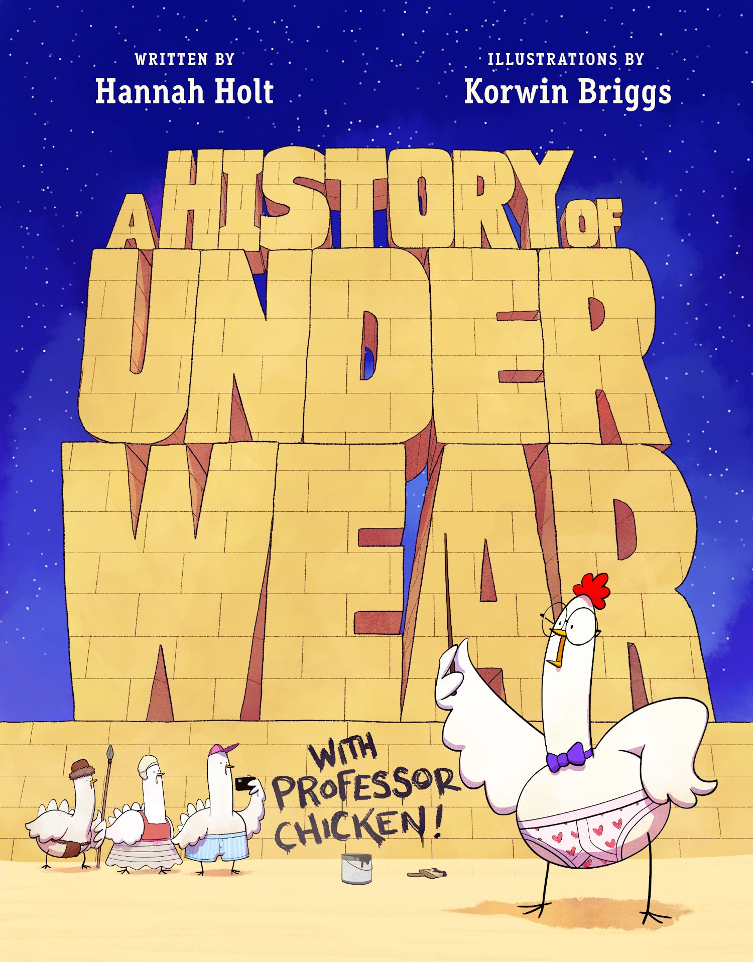 Cover of A History of Underwear with Professor Chicken